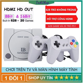 Máy Chơi Game 628 Trò Nes + 20 Trò Mới , Chuẩn HDMI , Playstation , TiVi,PC - HDMI , Phù Hợp Với Mọi Lứa Tuổi [BH 2 Năm]