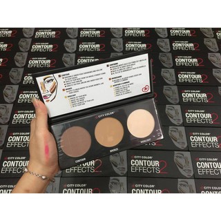 Phấn tạo khối 3 ô City Color Contour Effects Palette