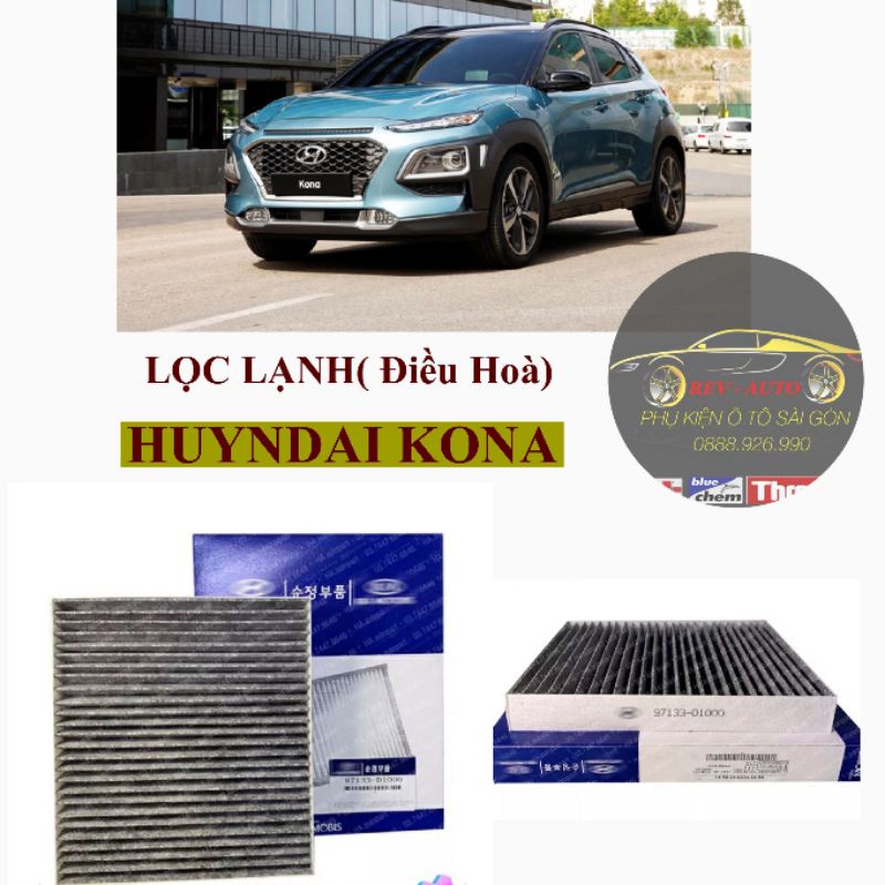 Lọc gió điều hòa - Huyndai Kona, Quà tặng Mã 97133-D1000,D3000