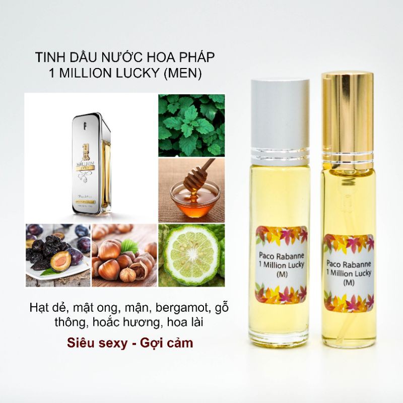 Tinh Dầu Nước Hoa 1 Million Lucky