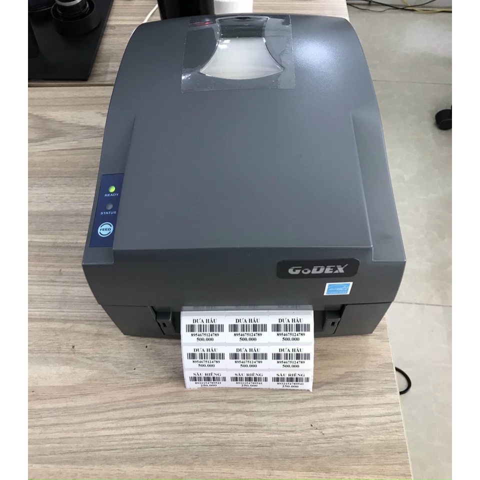 Giấy in Mã Vạch 35 x 22 loại 3 tem 1 hàng - 3 Tem KHÔNG In Nhiệt, Dùng Cho Máy Cuộn Mực Than