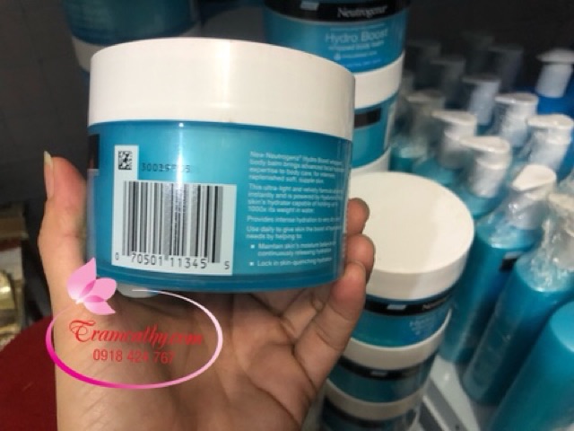 Kem dưỡng body Neutrogena Hdro Bosst whipper body balm