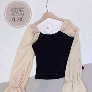 Áo Body Tay Voan Phối Bigsize