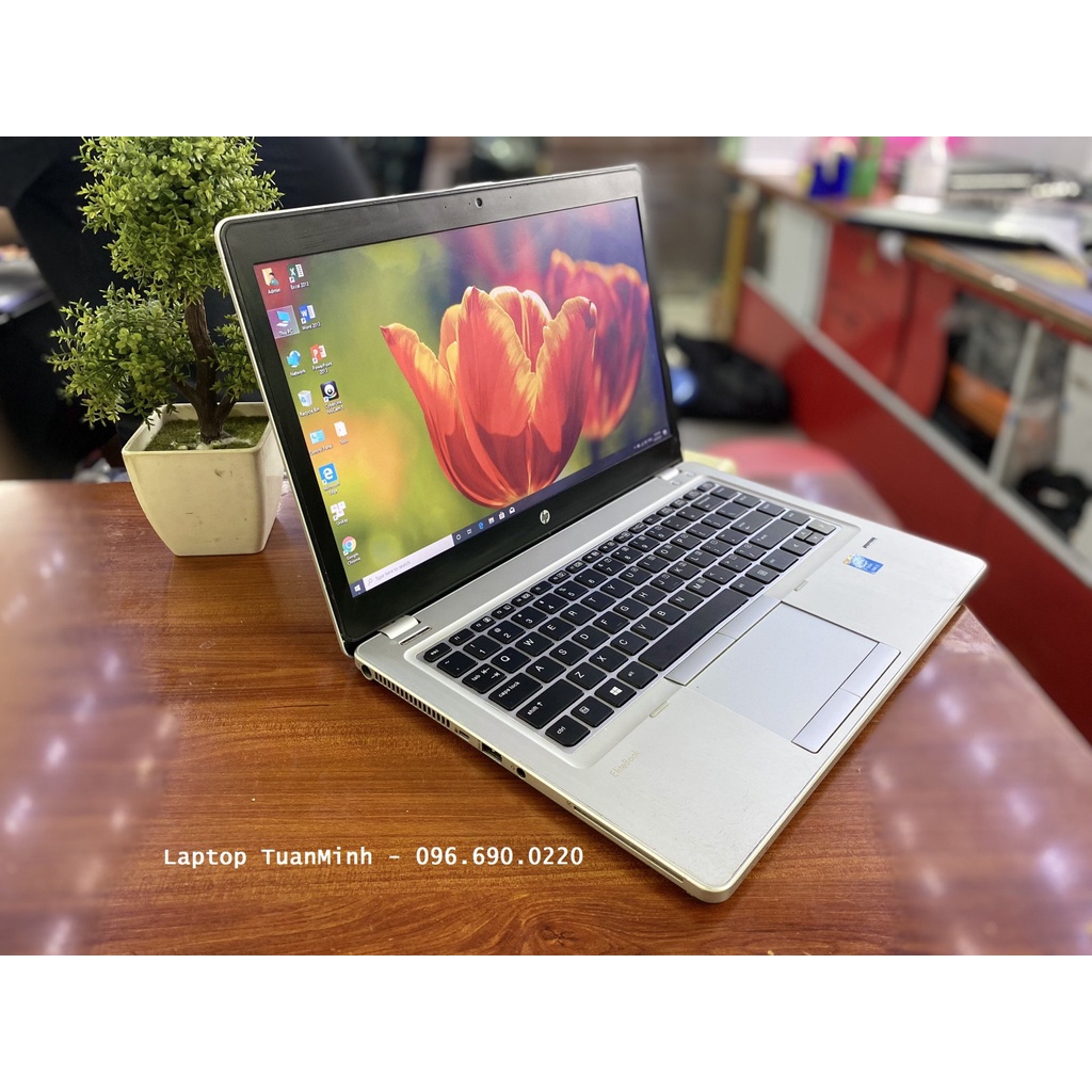 Laptop cũ HP Folio 9480m - Core I5 4300U - RAM 4GB - SSD 120GB - mỏng nhẹ - phím sáng | BigBuy360 - bigbuy360.vn
