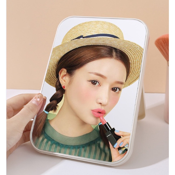 Gương Soi Để Bàn Trang Điểm Gấp Gọn Phong Cách Hàn Quốc