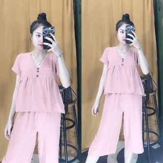 SET BỘ QUẦN LỬNG ỐNG RỘNG SIÊU XINH