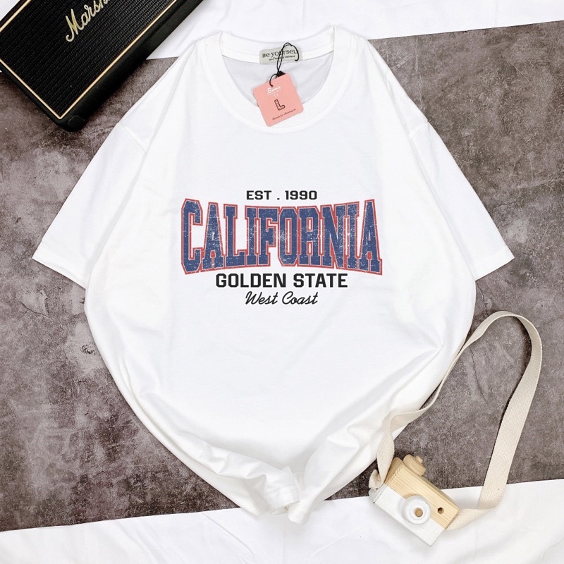 Áo thun California Unisex nhiều màu đủ size