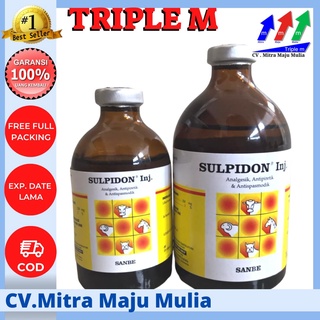Image of SULPIDON 50 ml & 100 ml SANBE - Obat Pereda Sakit Hewan Analgesik Antipiretik SANBE