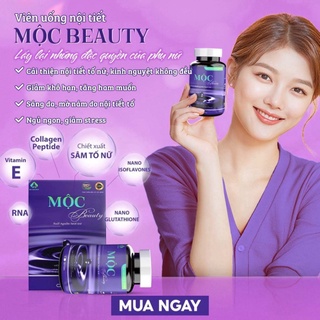 Mộc Beauty – Viên Uống Trắng Da Mờ Nám – Tăng Cường Nội Tiết Tố Giảm Khô Hạn (30 viên)