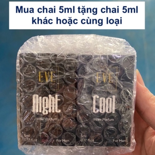 Nước Hoa Vùng Kín Nam NIGHT 5ml Thơm Lâu Kích Thích Quyến Rũ Nam Tính Nước Hoa Vùng Kín Chính Hãng Che Tên Cho Nam Giới
