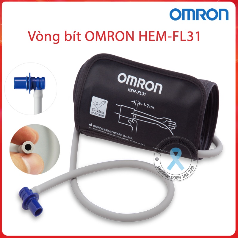 Vòng bít Intelliwrap chính hãng OMRON HEM-FL31 ⚡ Dùng cho máy huyết áp OMRON HEM-7156/HEM-7361T