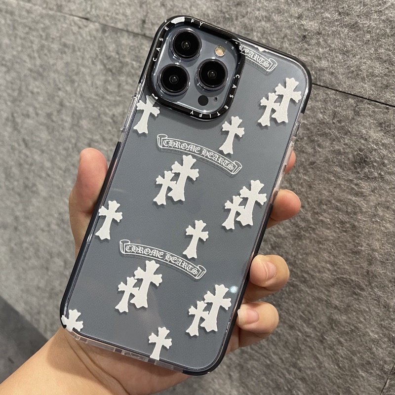 Ốp lưng chống ố heart chorme tương thích 11Promax/Xs Max/X/8plus/7plus/12Promax/12Pro/12/11/13/13Pro/13Promax