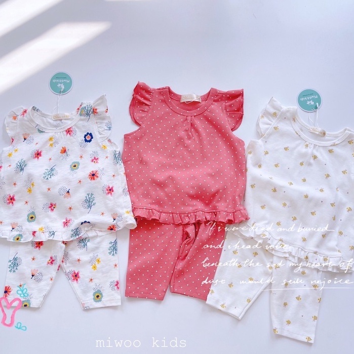 Miwoo Kids bộ ngố bé gái