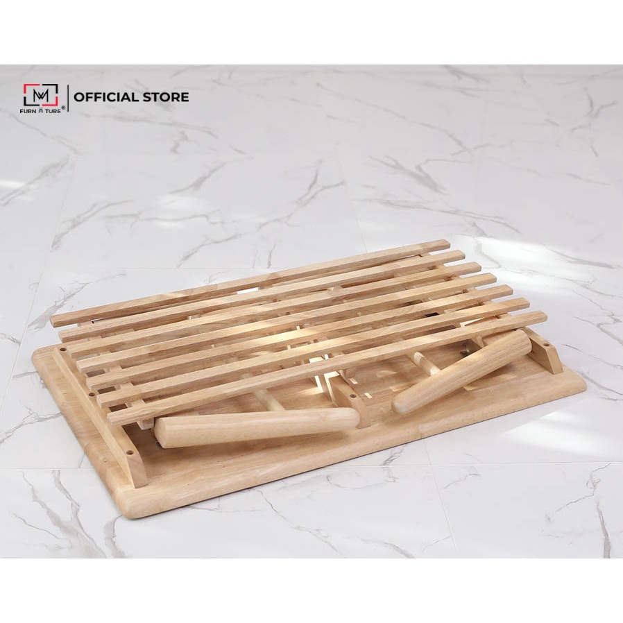 Bàn trà MW FURNITURE gỗ cao su xuất khẩu hàn quốc A TABLE - Nội thất phòng khách