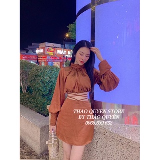 set lụa cột dây