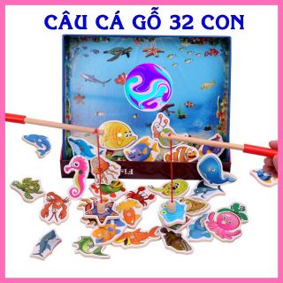 Đồ chơi câu cá nam châm 32 con