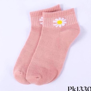 Combo 10 đôi tất hoa cúc cổ ngắn
