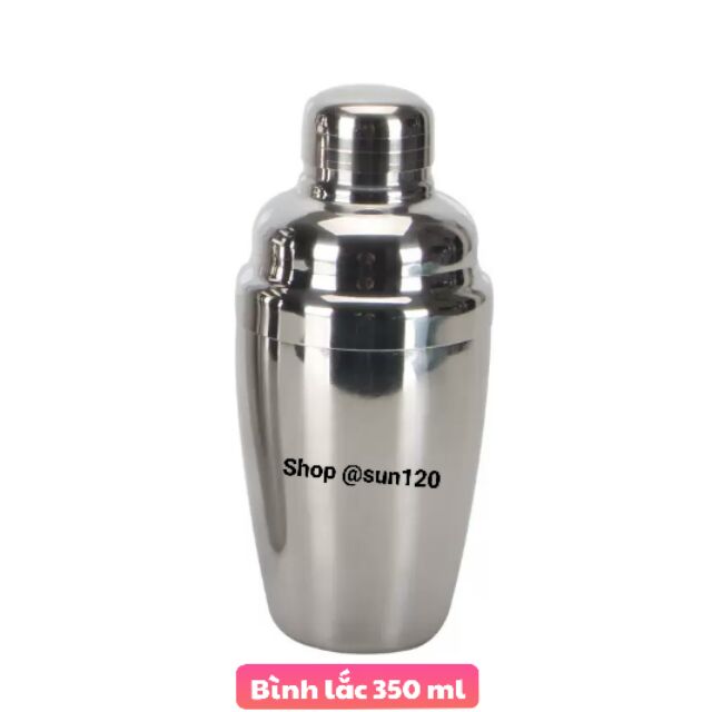 Bình lắc pha chế shaker Cocktail trà sữa inox phân loại 350 ml IQW2