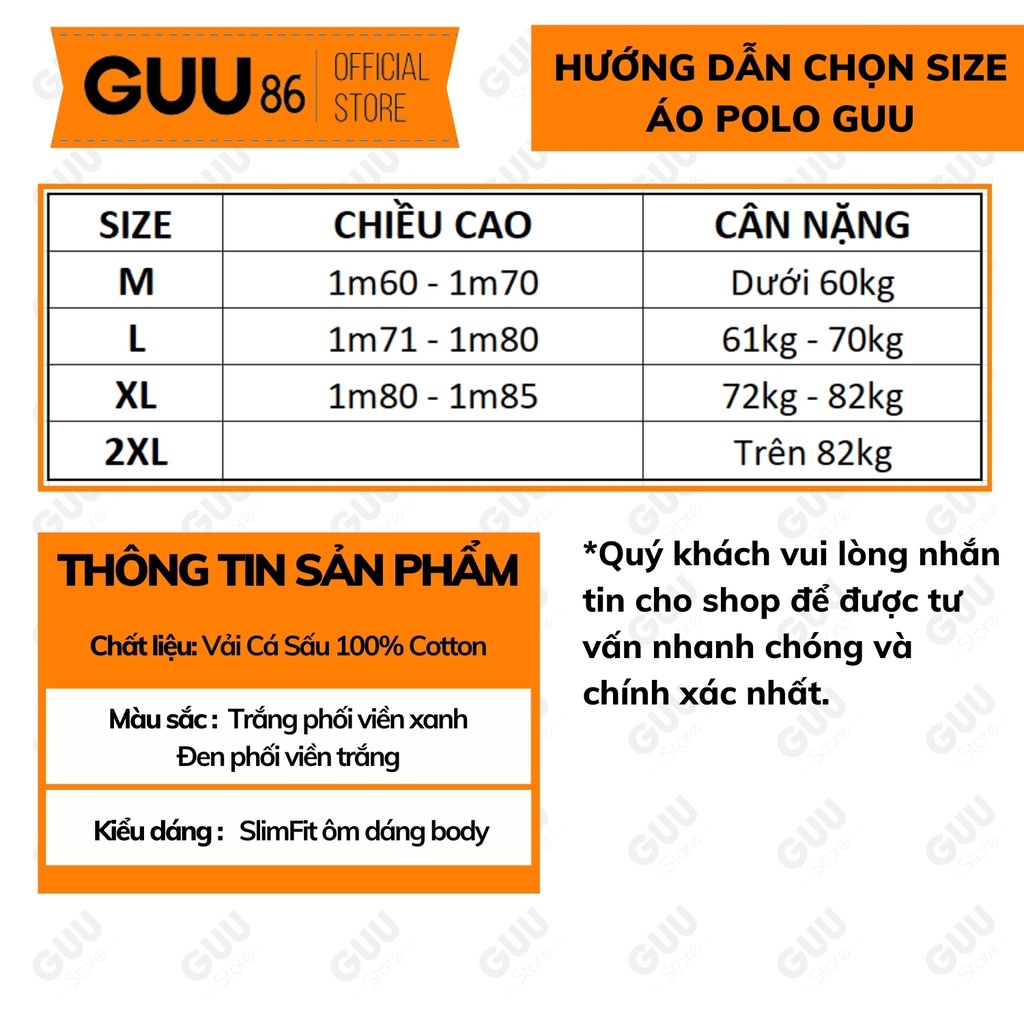 Áo polo nam phối cổ trụ thun cao cấp, form chuẩn xuất xịn