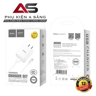 Sạc Bộ Hoco C49 Cho Các Dòng Máy iphone, Samsung, Oppo,...