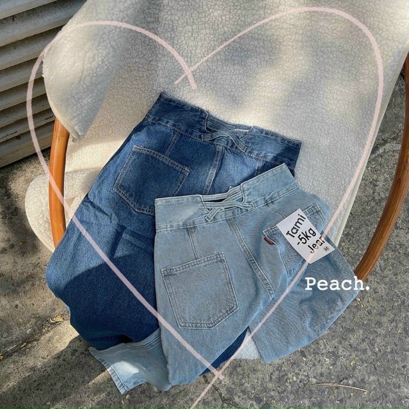 Quần jean lưng cao chuẩn form KC