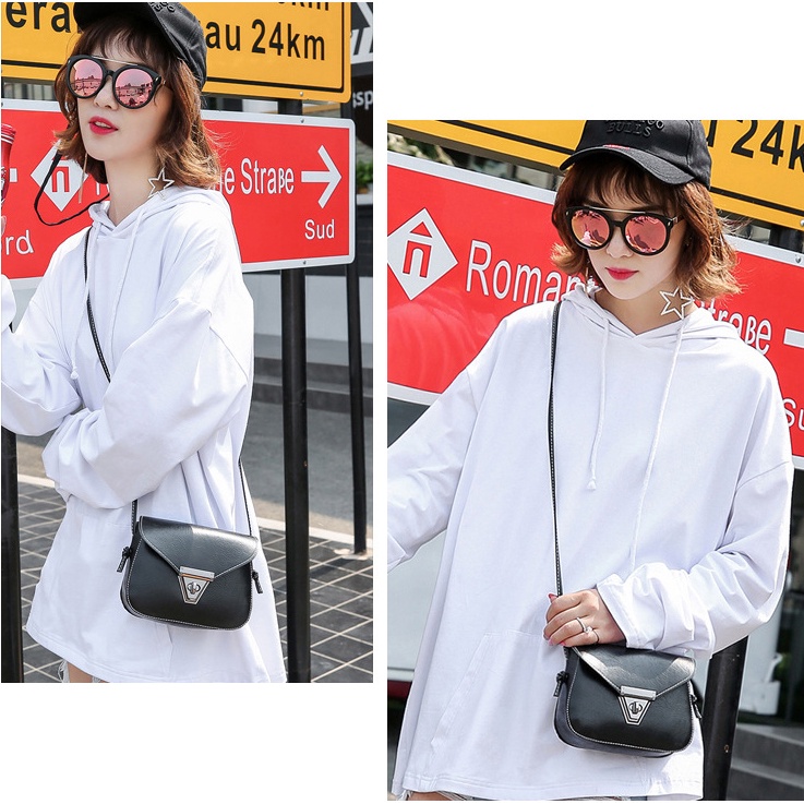 Túi đeo chéo nữ KOLANO túi đeo chéo thời trang Hàn Quốc nữ phong cách khóa đơn giản 001051
