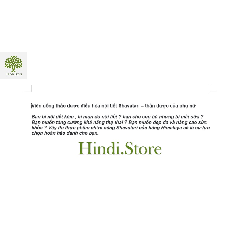 Himalaya Shatavari hỗ trợ giảm mụn, đẹp da - Hindi.Store