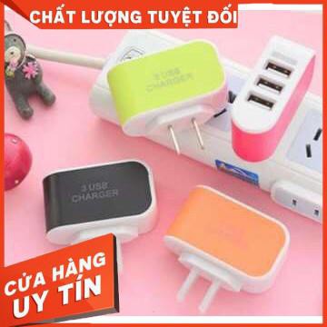 SẠC 3 CỔNG USB NHỎ -  Cục sạc điện thoại đa năng TTP 3 cổng USB