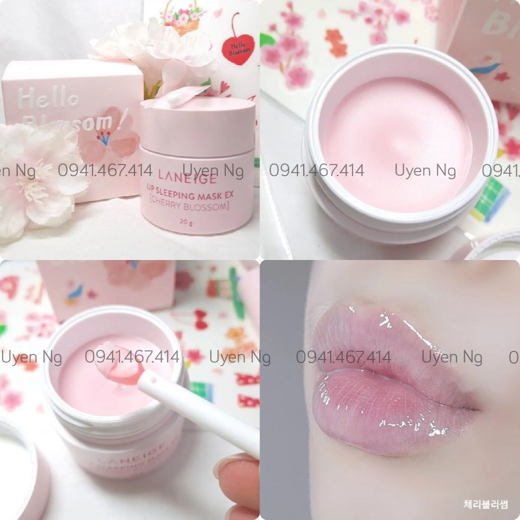 [Chính Hãng - Kèm Bill] Mask Môi Laneige Jeju Cherry Blossom New Edition 2022 - Có Full Set 2022