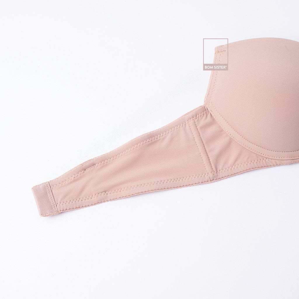 Áo lót mút vừa có gọng thun lạnh màu trơn nâng ngực tự nhiên BOM SISTER MU1003 | BigBuy360 - bigbuy360.vn