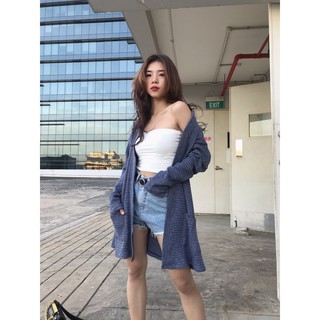 Khoác cardigan len