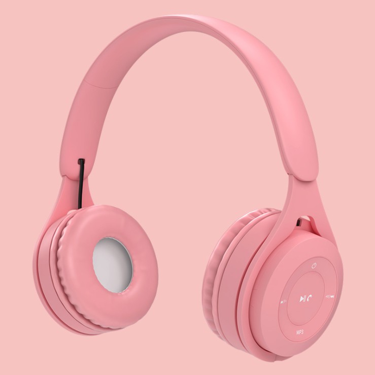 Tai Nghe Headphone Bluetooth Không Dây Âm Bass Sắc Nét Thẻ Nhớ Nghe Gọi Tiện Lợi