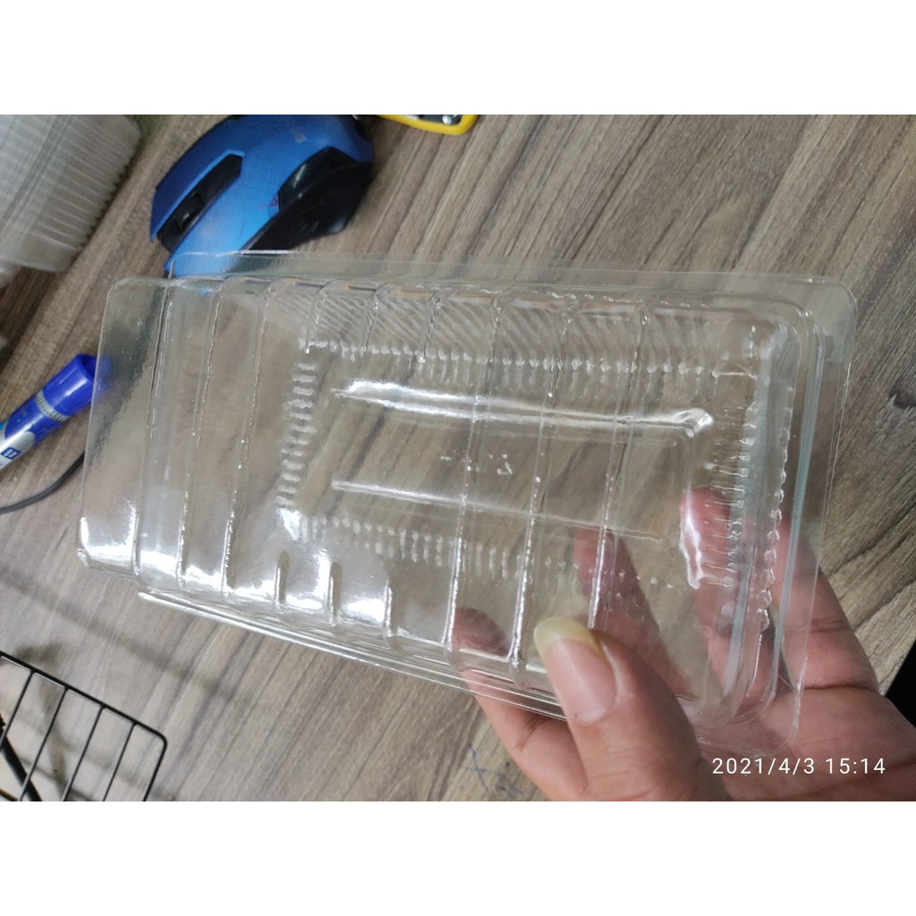 50 HỘP NHỰA H07  ĐỰNG BÁNH BÔNG LAN H07