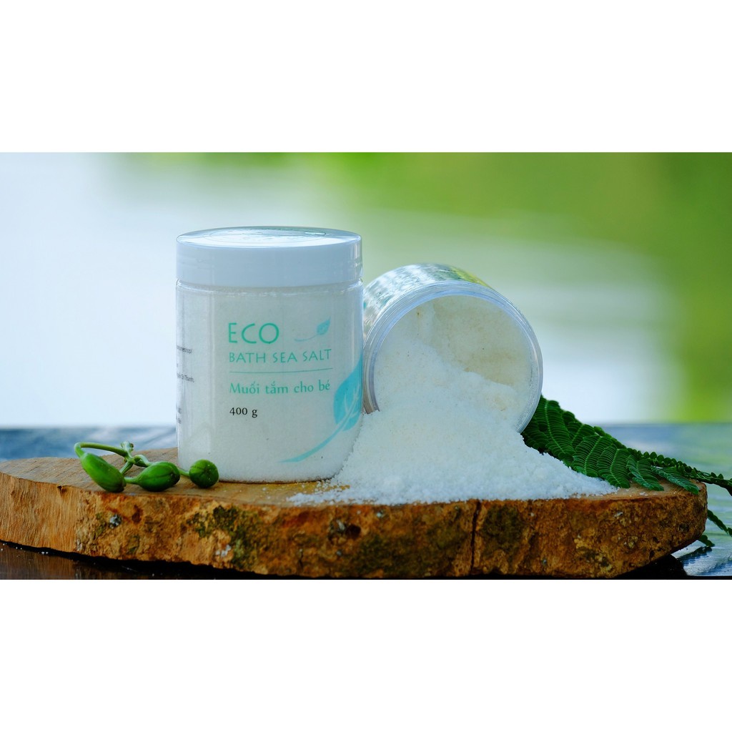 Muối tắm thảo dược cho bé Eco 400g 100% tự nhiên an toàn cho bé-BaByC