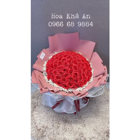 [-70k ship] Hoa sáp 4 lớp cao cấp 70bông mix baby sang chảnh. Hoả tốc HN