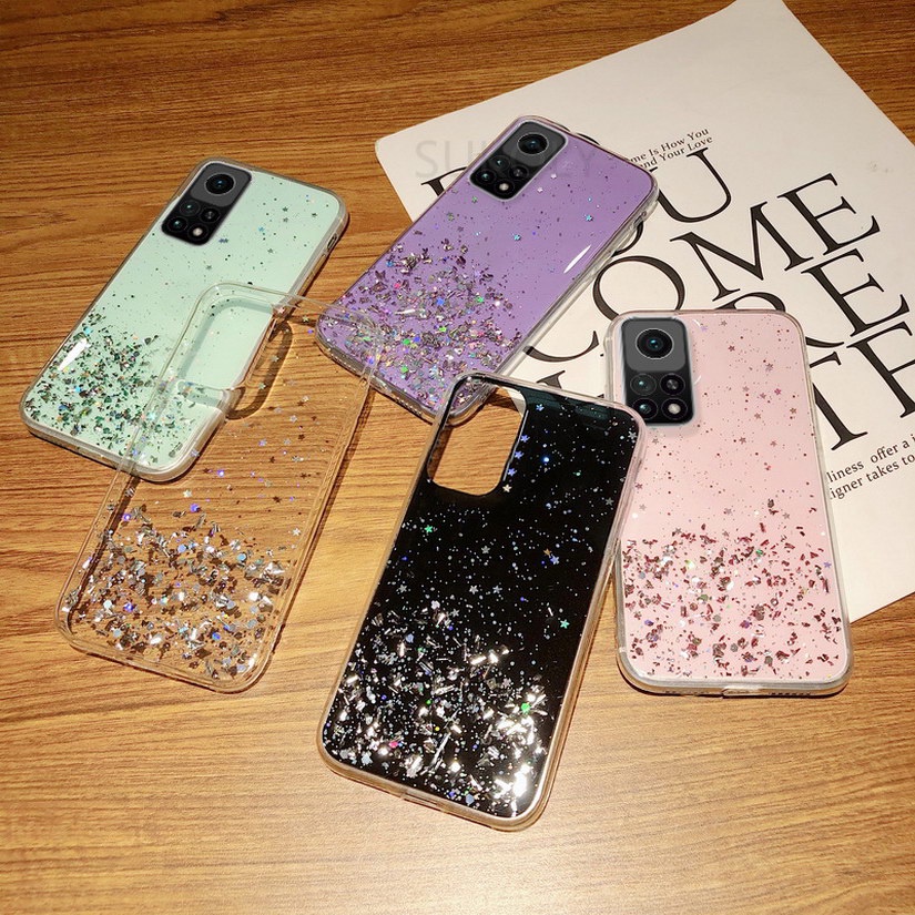 Ốp Điện Thoại Mềm Lấp Lánh Cao Cấp Cho Xiaomi Redmi 10C Note 11 11S 11 Pro 11 Pro 5G