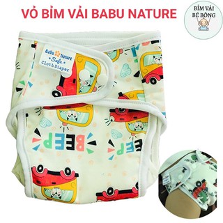 Vỏ Bỉm vải Babu Nature chống thấm, chống tràn (Chưa kèm LÓT), SIZE M.L