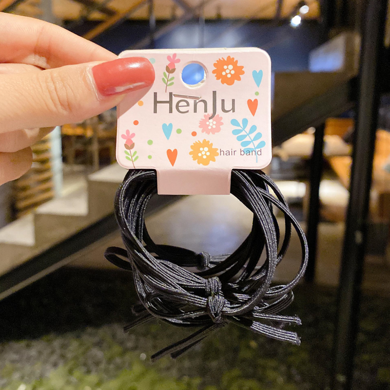 Dây buộc tóc co giãn thiết kế đơn giản phong cách Hàn Quốc thời trang cho nữ