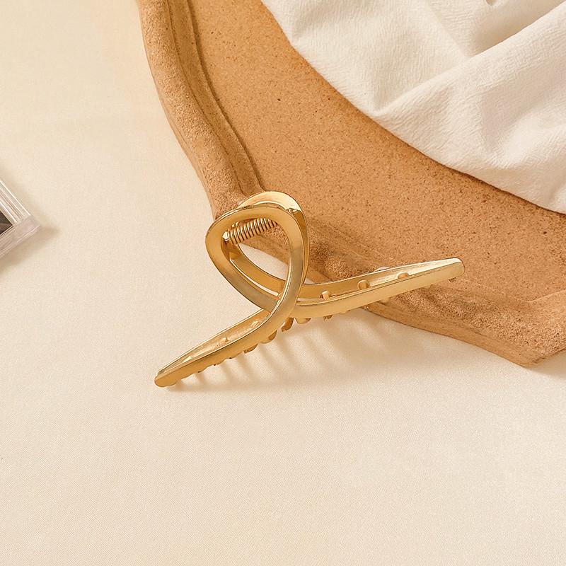 Kẹp tóc kim loại kiểu dáng độc đáo phong cách Hàn Quốc