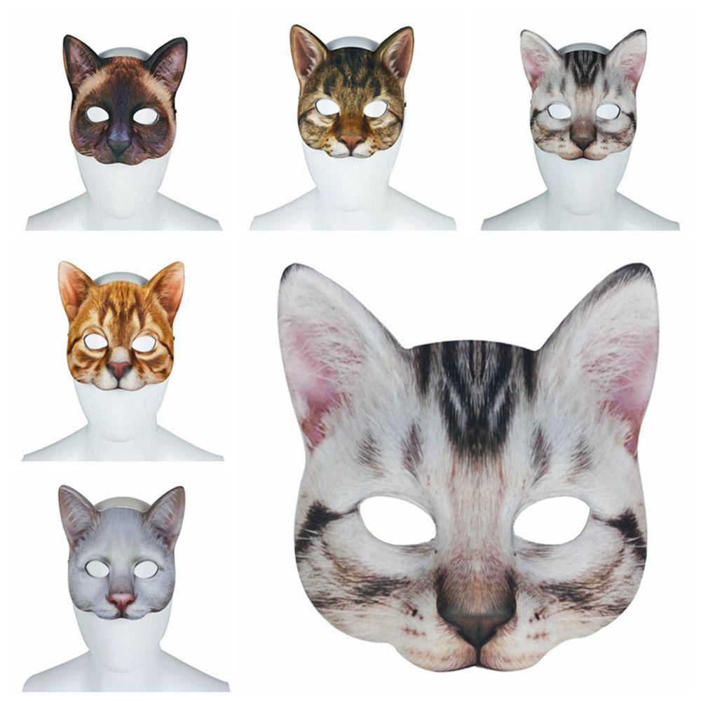 Mặt Nạ Che Mắt Bằng Vải Lông Trang Trí Lễ Hội Halloween Giáng Sinh Dành Cho Người Lớn Trẻ Em