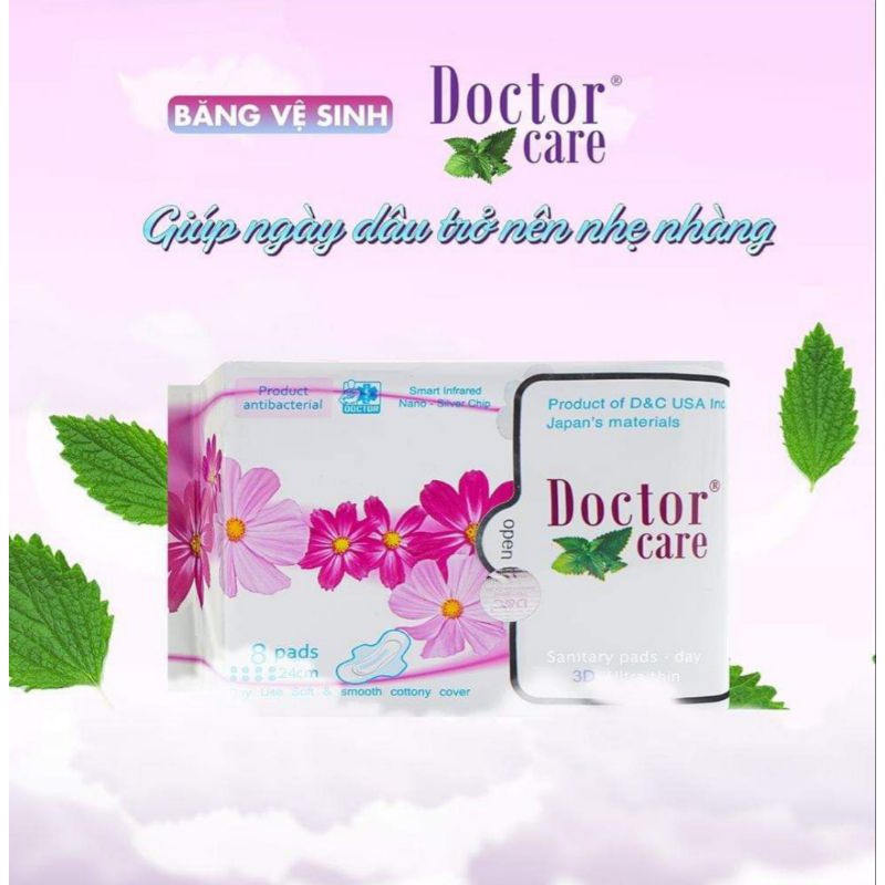 10 gói băng vệ sinh thảo dược Doctor Care ban ngày