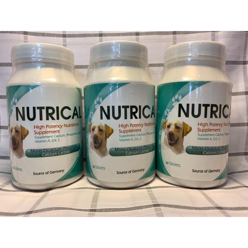 Viên uống Canxi cho chó mèo Nutrical