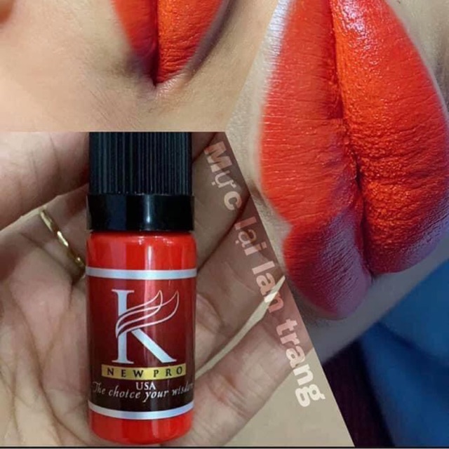 Mực lại lan trang-mực phun môi chai 5ml/10ml full