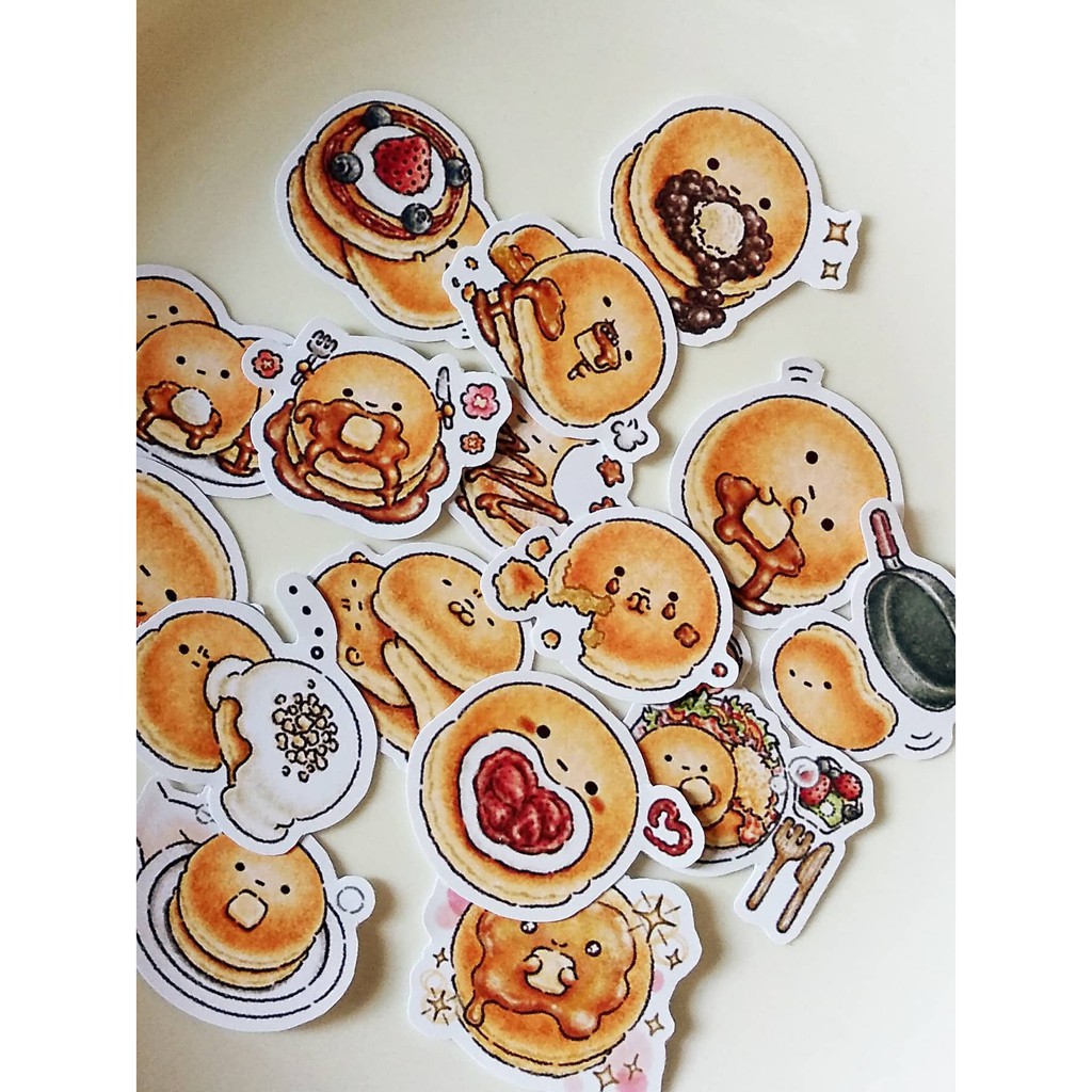 Bộ 40 sticker hình Bánh nướng - LLD021/LLD022 (Ảnh thật shop tự chụp)