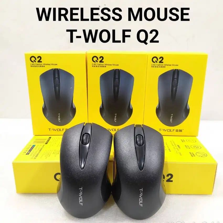 Chuột không dây laptop T-WOLF Q2, mouse không dây tương thích nhiều dòng máy