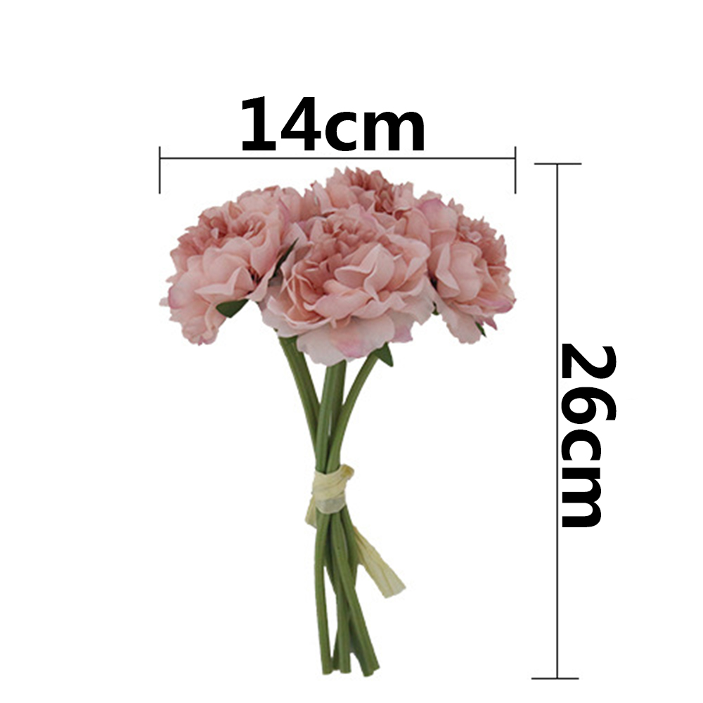 Bó Hoa Cẩm Tú Cầu Giả 5 Đầu Dùng Trang Trí