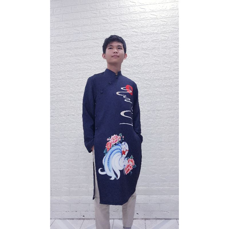 Áo dài cách tân Nam in 3 d
