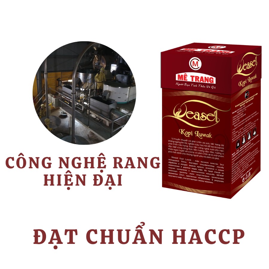 Cà phê Chồn Cao cấp Mê Trang - Hộp 500g Hút Chân không