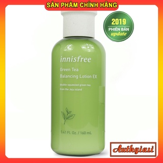 Sữa dưỡng Innisfree Green Tea Balancing Lotion EX 160ml cấp ẩm mềm mịn da