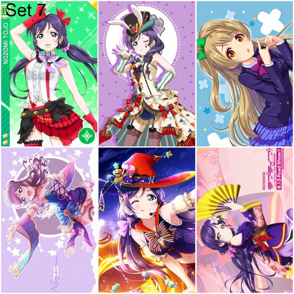 Bộ 6 Áp phích - Poster Anime Love Live! School Idol Project   - A3,A4,A5